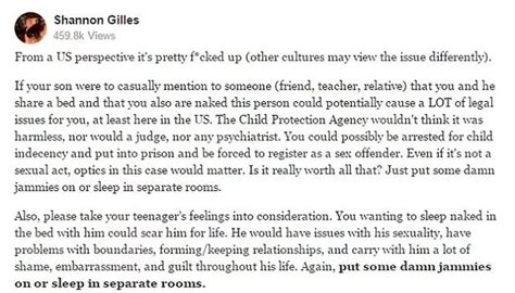 Mum Who Sleeps Naked With Her 16 Year Old Son Leaves The Internet Outraged Daily Record