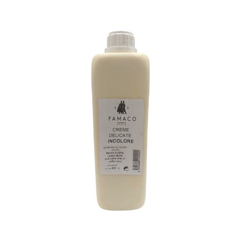 Crème délicate Famaco 500ml - Lait nettoyant pour un entretien du cuir ...