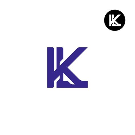 Premium Vector Letter Kl Lk Monogram Logo Design