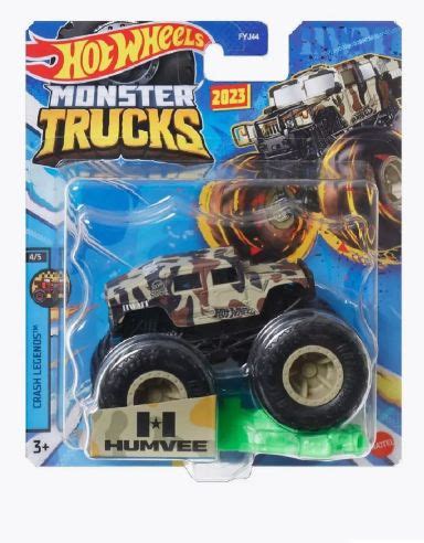 Машинка Hot Wheels Monster Trucks Humvee Монстр трак Хот Вилс HKM39 купить с доставкой по