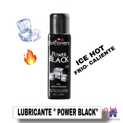 Lubricante Power Black Ice Hot Tienda Tentaciones