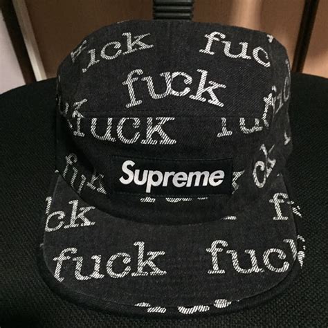 Supreme Fuck Camp Cap Men S Fashion Watches Accessories Caps Hats On Carousell