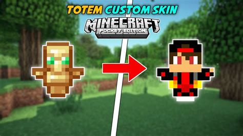 How To Make Custom Skin Totem Of Undying In Minecraft Pe Custom