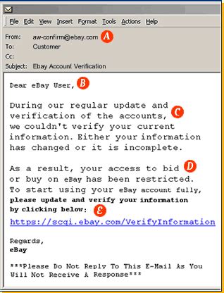 spoof email tutorial page