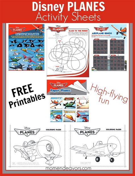 Free Printable Disney Planes Activities And Coloring Sheets