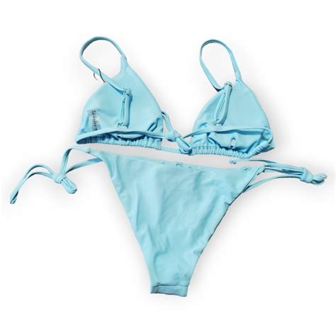 Zaful Swim Nwt Zaful Womens Triangle Bikini Floral String Bikini Set Two Piece Swimsuit