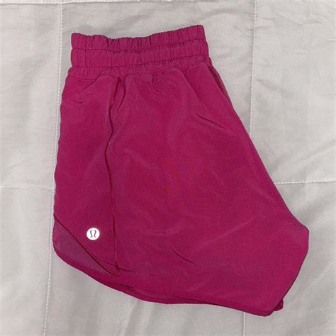 Lululemon Sonic Pink Hotty Hot Inch Inseam Size Depop