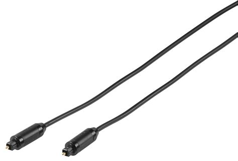 Toslink - Toslink kabel Guld 3m Svart - Cenor