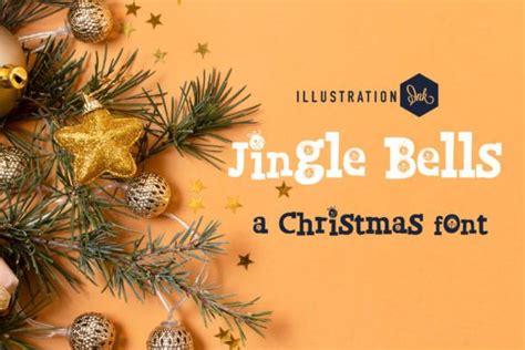 Jingle Bells Font By Illustration Ink Creative Fabrica