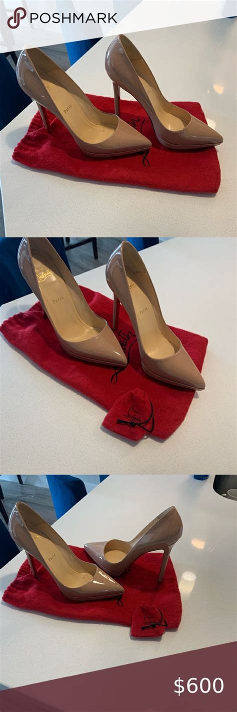 Christian Loboutin Pigalles Nude Only Worn X Worn Louboutin Shoes