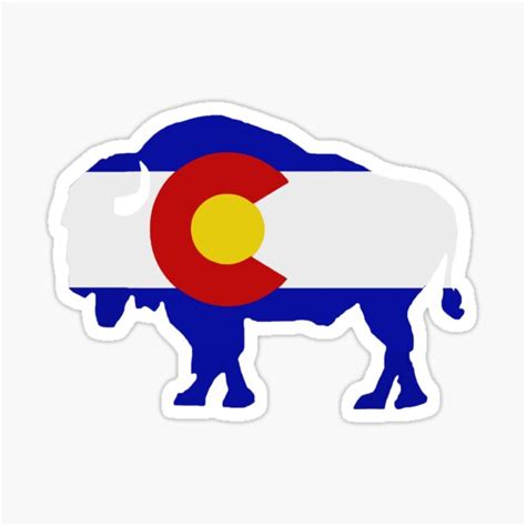 Colorado Buffalo Stickers Redbubble