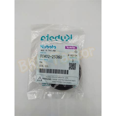 ซีลกันน้ำมัน (TC402-25360) ซีลเพลา PTO อะไหล่แท้คูโบต้า ใช้กับรถ ...