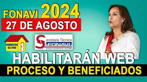 Fonavi lo último Pago de Reintegro a fonavistas inicia el 27 y