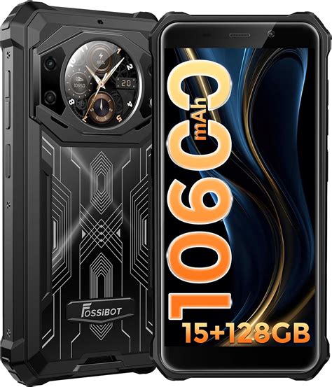 FOSSiBOT F101 Pro Rugged Smartphone Unlocked, Dual Screen 10600mAh ...