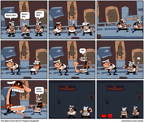 The Aplex Clone But It's Peppino Spaghetti - Comic Studio