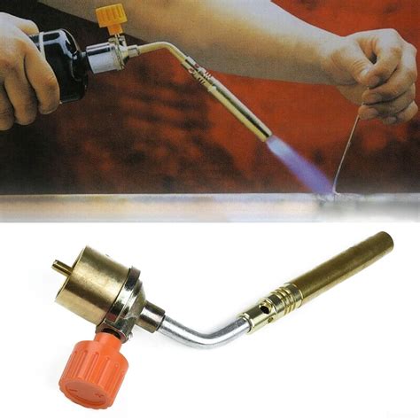 Gas No Self Ignition Plumbing Turbo Torch Propane Soldering Brazing