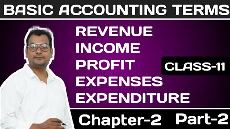 Basic Accounting Terms Class 11 Part 2 Youtube