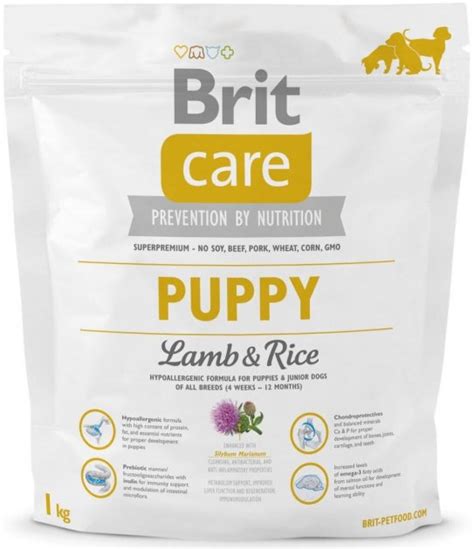 Сухой корм Brit Care Puppy Lamb & Rice гипоаллергенный для щенков 1 кг ...