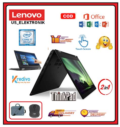 LAPTOP LENOVO THINKPAD YOGA X380 INTEL CORE I7 GEN 8 TOUCHSCREEN RAM