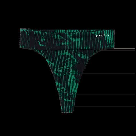 Купальник низ ж Mystic Leia Athletic Bikini Bottom Black Green