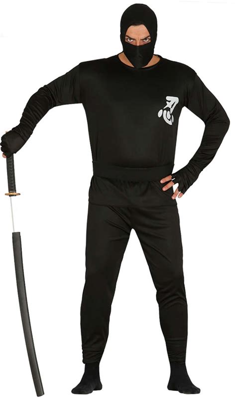 Roupa De Ninja Preto - Fato de Ninja Preto para homem | Costumalia