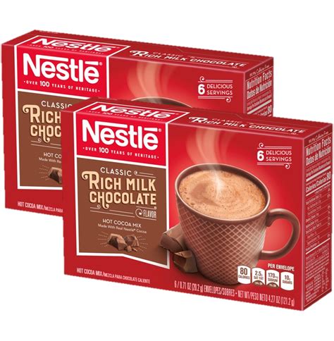 Nestle Classic Rich Milk Chocolate Hot Cocoa Mix เนสทเล รช มลค ชอคโกแลต โกโกผงปรงสำเรจ