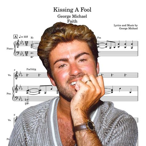 Kissing A Fool George Michael Piano Voice Sheets Piano Score Tutorial