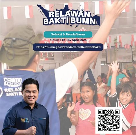 Selamat 100 Peserta Terpilih Relawan Bakti BUMN Batch V Telah