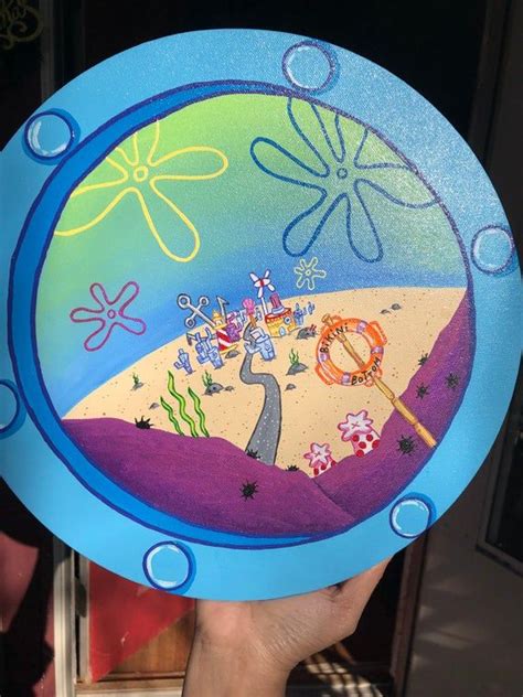 Bikini Bottom Painting At Elijah Byrnes Blog