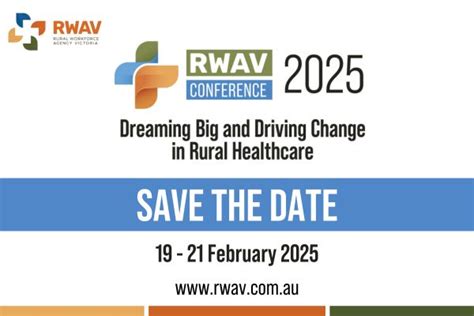 Save the Date! RWAV Conference 2025 · RWAV