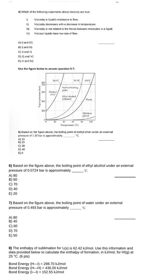 Solved 4) Which of the following statements about viscosity | Chegg.com