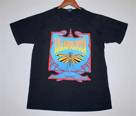 M Vtg 90s 1992 Lollapalooza Tour T Shirt Pearl Jam Soundgarden Ice Cube Ministry Red Hot