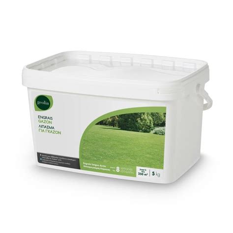 Engrais gazon GEOLIA 5 kg 250 m² | Leroy Merlin