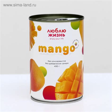 Пюре манго из Мьянмы, 430 г (5273472) - Купить по цене от 359.00 руб ...