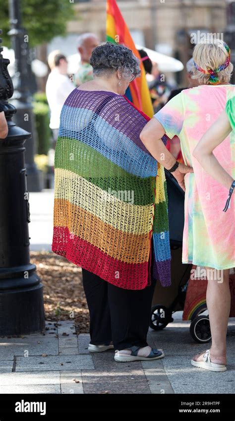 Gijón Asturias España Día del Orgullo Gay El Orgullín del Norte Demostración del orgullo