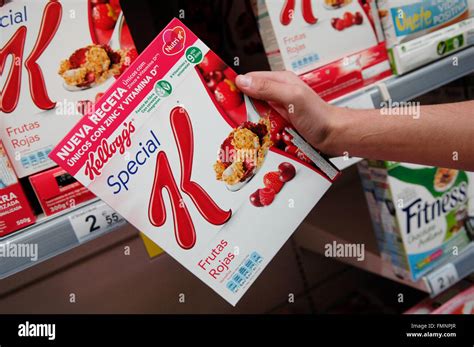 Kelloggs Special K Cereal Box Stock Photo Royalty Free Image