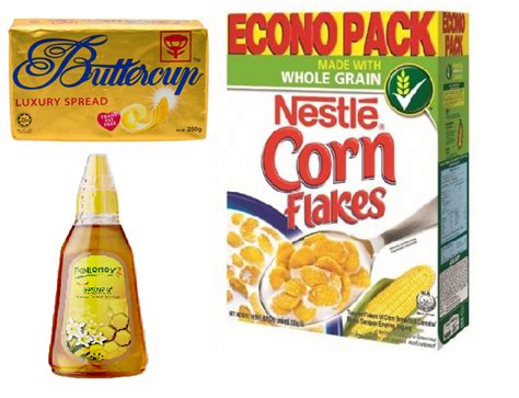 resepi cornflakes madu  bakar resepi bergambar