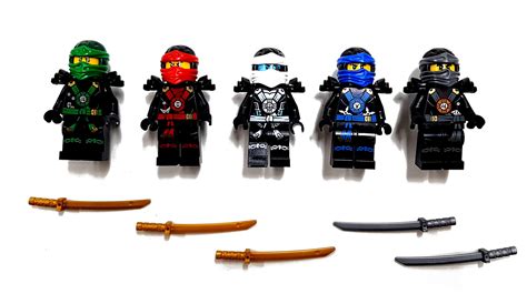 LEGO Ninjago Set Of Minifigures Deepstone Kai Lloyd Jay Zane And