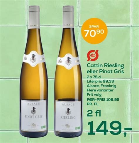 Cattin Riesling Eller Pinot Gris Tilbud Hos Irma