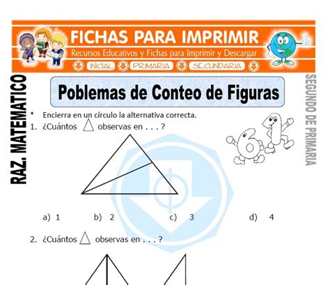 Ejercicios De Conteo De Figuras Para Cuarto Grado De Primaria My XXX Hot Girl