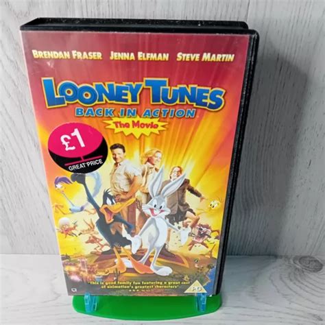 Looney Tunes Back In Action The Movie Vhs Tape Rare Retro Movie Kids