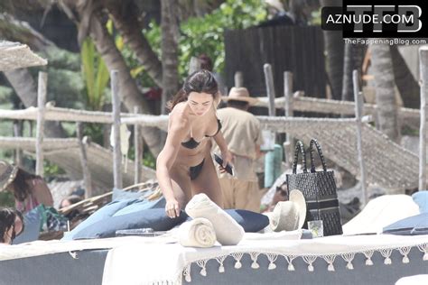 Tabitha Clifft Sexy Seen Flaunting Her Hot Bikini Body At The Beach In Tulum Aznude