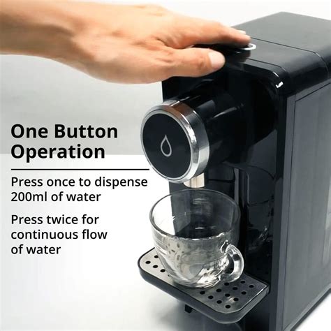 Instant Hot Water Dispenser Kettle Machine 2 5l One Button Operation Black 5412810329687 Ebay