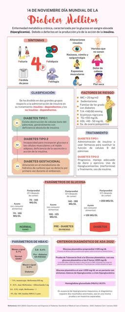 Infografía Diabetes Mellitus Christyna Ph Udocz