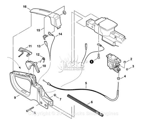 Echo Hc 152 Sn S94213001001 S94213999999 Parts Diagram For Rear