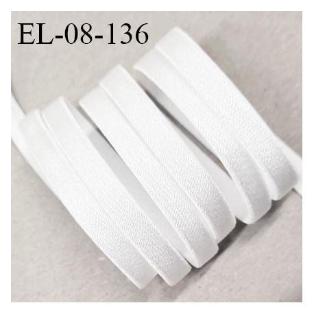Elastique Mm Lingerie Haut De Gamme Couleur Perle Ivoire Brillant Largeur Mm Allongement