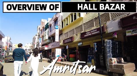 Hall Bazar Amritsar Punjab Walking In Hall Bazar Amritsar Amritsar