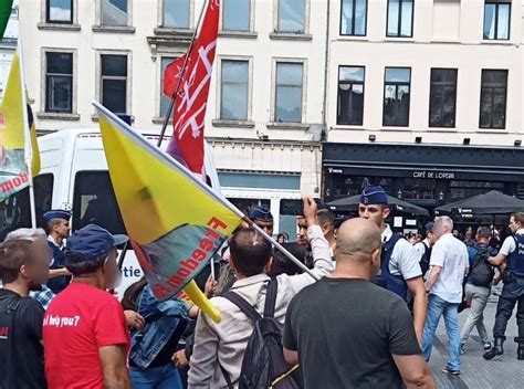 Bruxelles Provocation Fasciste Et R Pression Polici Re Dun