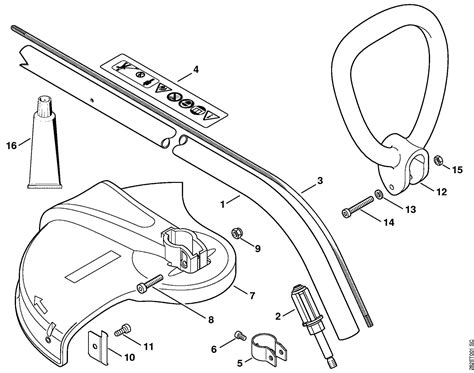 Хвостовик (Электротриммер Stihl FSE 81, 48090114119) - цена в Москве ...