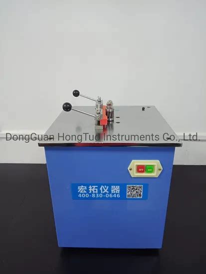 Ht Manual Feeding Dumbbell Sample Preparation Machine For Plastic